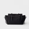Bolso tote grande de lona y piel Prada Route Bolso tote grande de lona y piel Prada Route