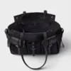 Bolso tote grande de lona y piel Prada Route Bolso tote grande de lona y piel Prada Route