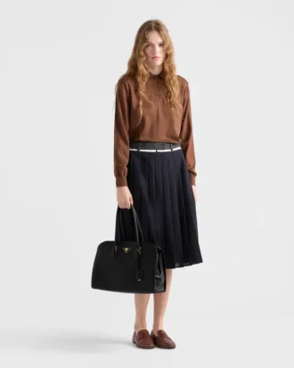 Bolso tote grande de piel
