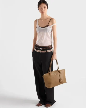 Bolso tote grande de piel