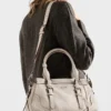 Bolso tote grande de piel