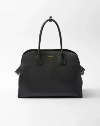 Bolso tote grande de piel con hebillas Bolso tote grande de piel con hebillas