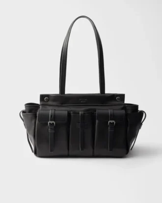 Bolso tote grande de piel Prada Route