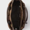 Bolso tote mediano acolchado de Re-Nylon y piel Bolso tote mediano acolchado de Re-Nylon y piel