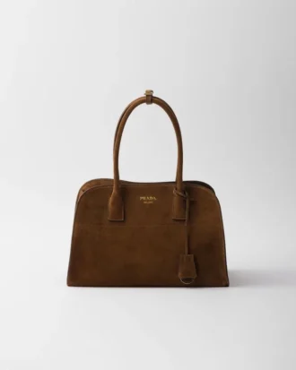 Bolso tote mediano de ante