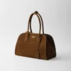 Bolso tote mediano de ante Bolso tote mediano de ante