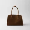 Bolso tote mediano de ante Bolso tote mediano de ante