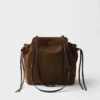 Bolso tote mediano de ante Prada Carry Bolso tote mediano de ante Prada Carry