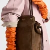 Bolso tote mediano de ante Prada Carry Bolso tote mediano de ante Prada Carry