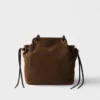 Bolso tote mediano de ante Prada Carry Bolso tote mediano de ante Prada Carry