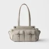 Bolso tote mediano de piel Prada Route
