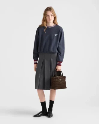 Bolso tote pequeño acolchado de Re-Nylon