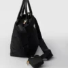 Bolso tote pequeño acolchado de Re-Nylon Bolso tote pequeño acolchado de Re-Nylon