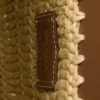 Bolso tote pequeño de ganchillo y piel Bolso tote pequeño de ganchillo y piel