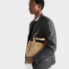 Bolso tote pequeño de piel