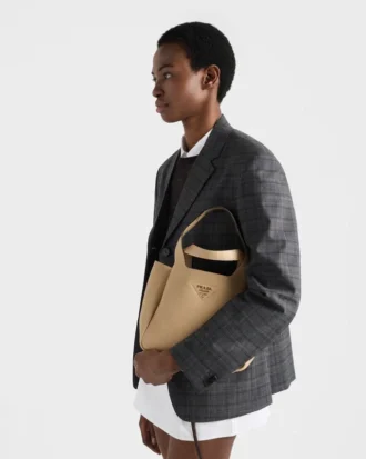 Bolso tote pequeño de piel