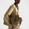 Bolso tote Prada Route de lona y piel Bolso tote Prada Route de lona y piel
