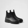 Botas Brixxen de piel y tejido elástico Botas Brixxen de piel y tejido elástico