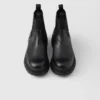 Botas Brixxen de piel y tejido elástico Botas Brixxen de piel y tejido elástico