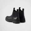 Botas Brixxen de piel y tejido elástico Botas Brixxen de piel y tejido elástico