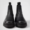 Botas Brixxen de piel y tejido elástico Botas Brixxen de piel y tejido elástico