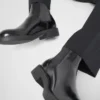 Botas Chelsea de piel cepillada Botas Chelsea de piel cepillada