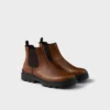 Botas Chelsea de piel estampada