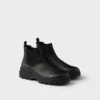 Botas Chelsea de piel estampada