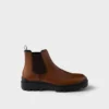 Botas Chelsea de piel estampada