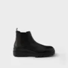 Botas Chelsea de piel estampada