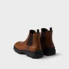Botas Chelsea de piel estampada