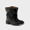 Botas de cuero con efecto vintage Botas de cuero con efecto vintage