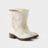 Botas de cuero con efecto vintage Botas de cuero con efecto vintage