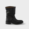 Botas de cuero con efecto vintage Botas de cuero con efecto vintage