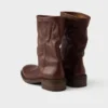 Botas de cuero con efecto vintage Botas de cuero con efecto vintage
