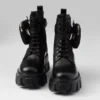 Botas de cuero y Re-Nylon Monolith con bolsillo Botas de cuero y Re-Nylon Monolith con bolsillo