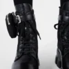 Botas de cuero y Re-Nylon Monolith con bolsillo Botas de cuero y Re-Nylon Monolith con bolsillo
