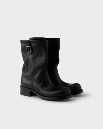 Botas de piel hasta la pantorrilla