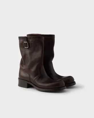 Botas de piel hasta la pantorrilla