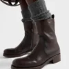 Botas de piel hasta la pantorrilla
