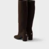 Botas de tacón de ante Botas de tacón de ante