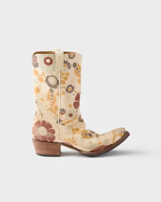 Botas de tela estampada