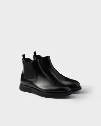 Botines Chelsea de piel cepillada