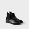 Botines Chelsea de piel cepillada Botines Chelsea de piel cepillada