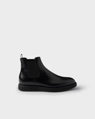 Botines Chelsea de piel cepillada