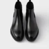 Botines Chelsea de piel cepillada Botines Chelsea de piel cepillada