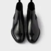 Botines Chelsea de piel cepillada Botines Chelsea de piel cepillada