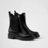 Botines Chelsea de piel cepillada color Chocolate