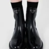 Botines Chelsea de piel cepillada color Chocolate