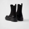 Botines Chelsea de piel cepillada color Chocolate